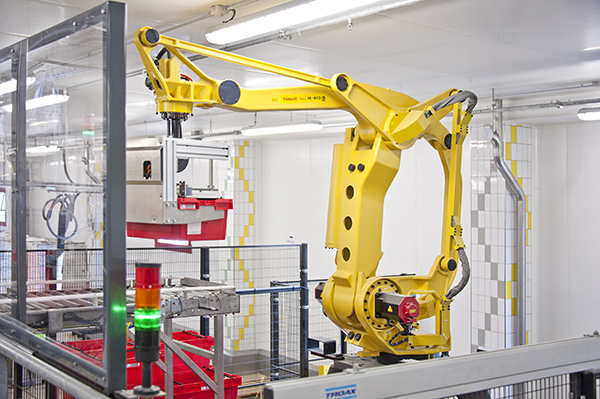 Robotic palletization